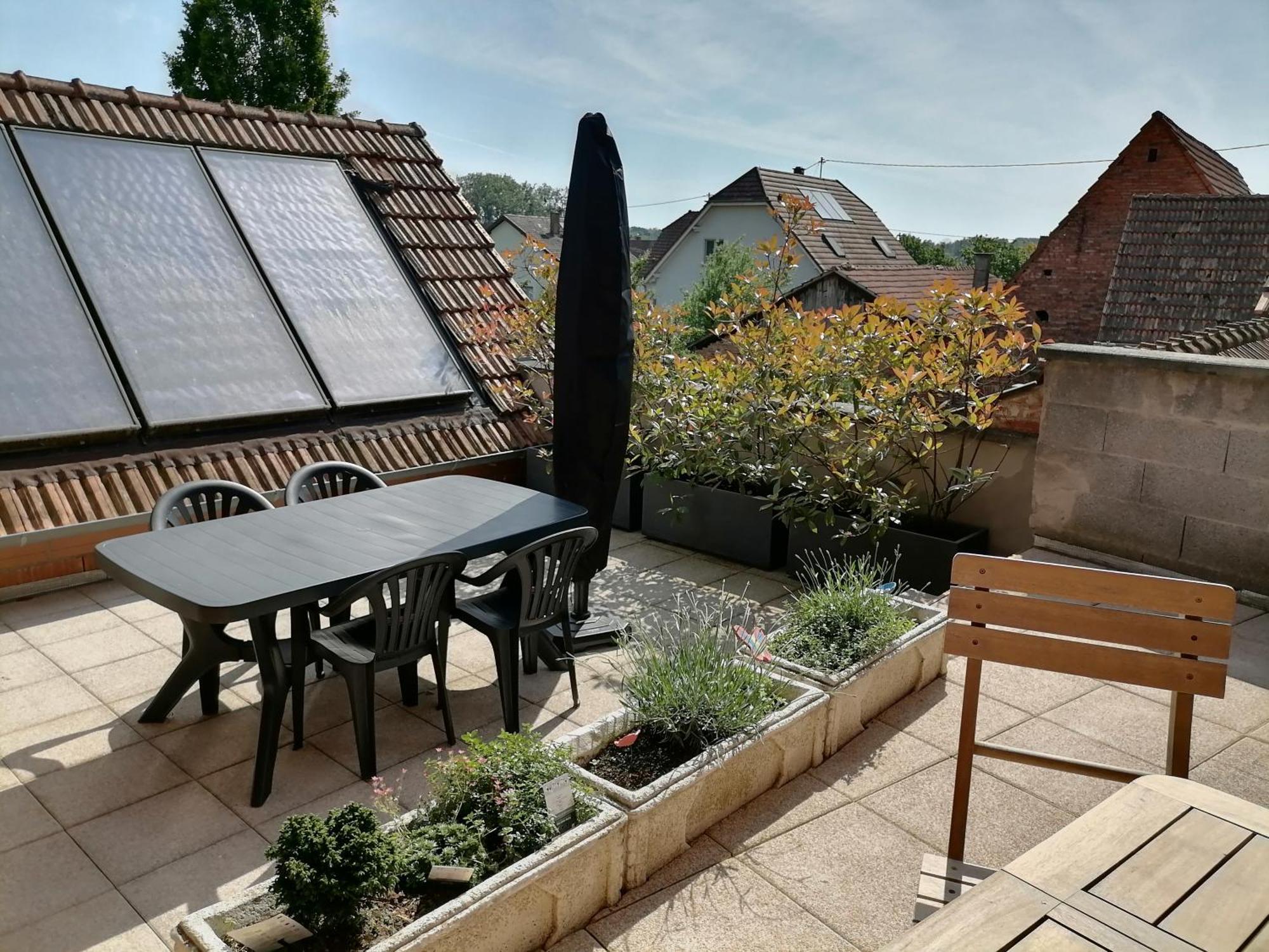 Appartement Et Terrasse Privee Ingolsheim Bagian luar foto